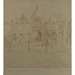 Piero Sansalvadore (1892-1955) Lithograph on wove paper ? Venezia - Impressione a S Maria? ( the