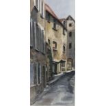 Shirley E Bridgman XX Watercolour ?Hidden France?(Aubusson, France) Signed lower left and labelled