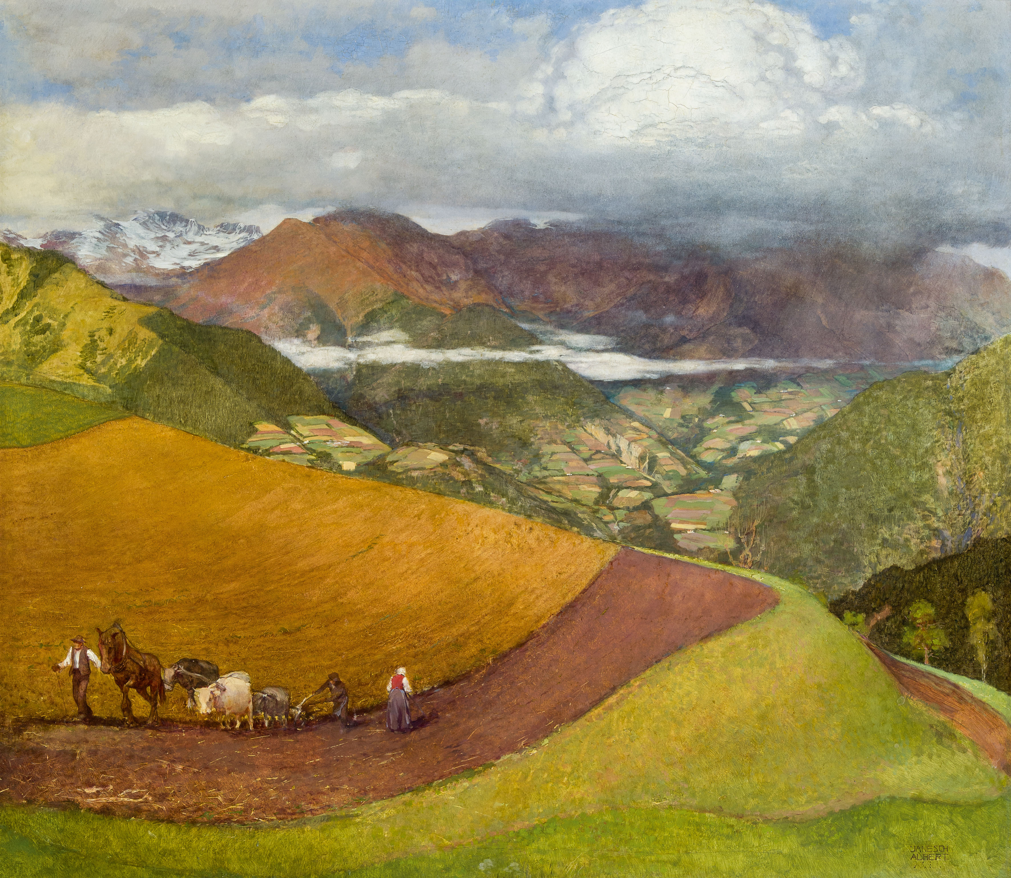 Albert Janesch, Landschaft in Tirol