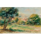 Pierre-Auguste Renoir Landschaft in der Provence mit Olivenbäumen