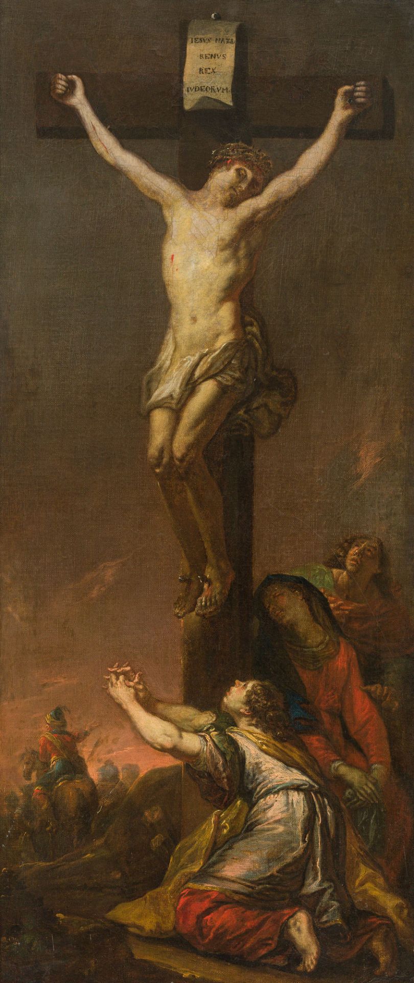 Austrian MasterCrucifixion of Christc. 1730oil on canvas79.5 x 34.5 cmlabel with old attribution