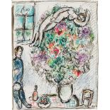 Marc ChagallLe nu sur le bouquet