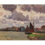 Alfred Zoff"Hafen von Nieuport (Belgien)"