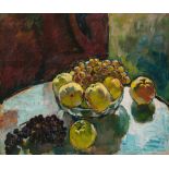 Anton FaistauerStillleben mit Äpfeln und Trauben
