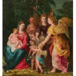 Hendrik van Balen WerkstattDie Heilige Familie begleitet von Engeln