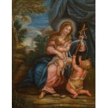 Künstler des 17. JahrhundertsMadonna mit Kind und dem Johannesknaben