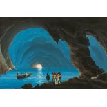 Neapolitanischer Meister des 19. JahrhundertsDie Blaue Grotte auf Capri