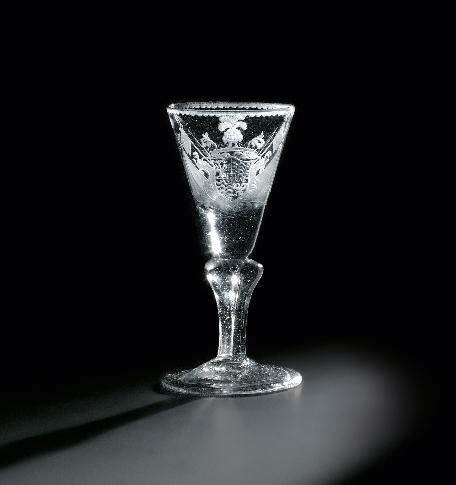 Small goblet "Gerardinus"colourless glassh. 11 cm