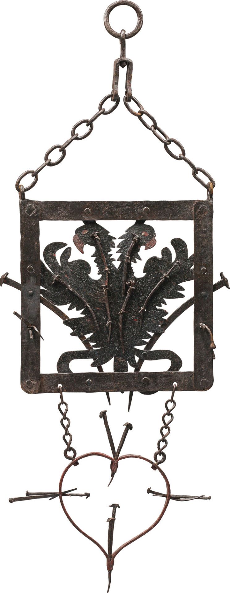 Guild sign "Nagelschmiede"iron, paintedh. 86 cm