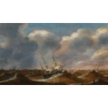 Claes Claesz Wou, Schiffe auf stürmischer See