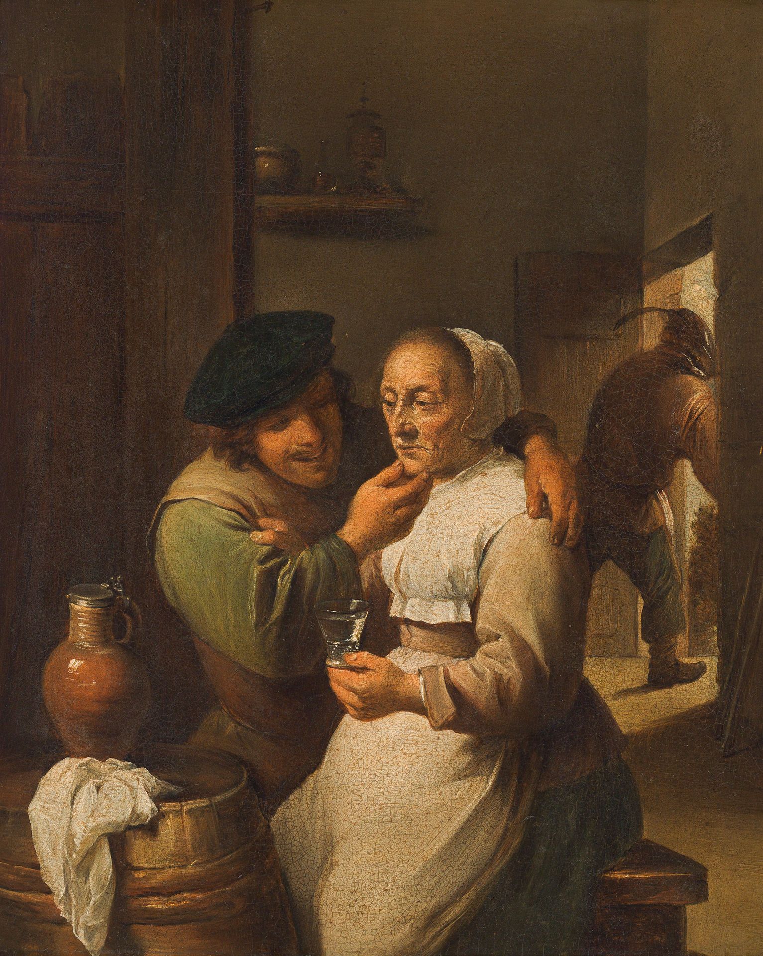 David Teniers der Jüngere Nachfolger, Ungleiches Paar
