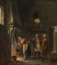 Follower of David Teniers the Younger, The kitchen maid