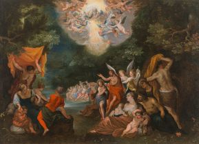 Jan Brueghel the YoungerBaptism of Christc. 1630-35oil on copper33.5 x 45.5 cmon the reverse on