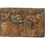 Relief "Begegnung von Joachim und Anna an der Goldenen Pforte"