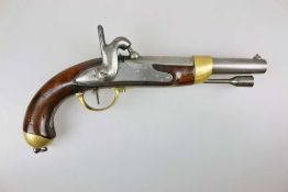 Frankreich, Kavallerie-Pistole M 1822, Perkussion.