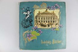 Liebig-Bilder-Album mit 323 chromolithogr. Sammelbildern, um 1900.
