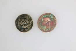 2 Antike Münzen.