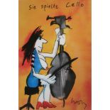 Udo LINDENBERG (1946), Reproduktion, ''Sie spielte Cello''.