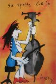 Udo LINDENBERG (1946), Reproduktion, ''Sie spielte Cello''.