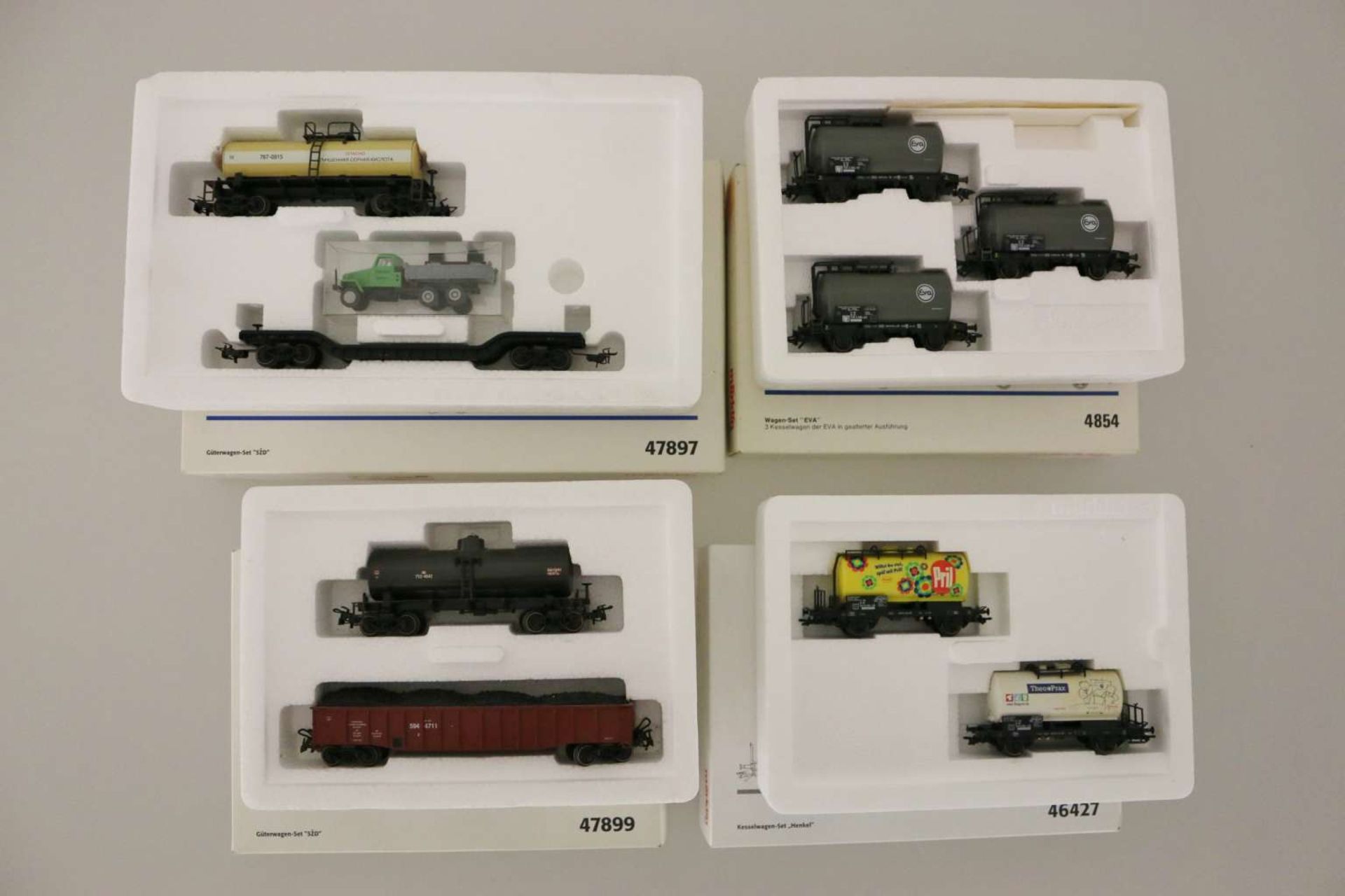 Märklin H0 4 Güterwagensets