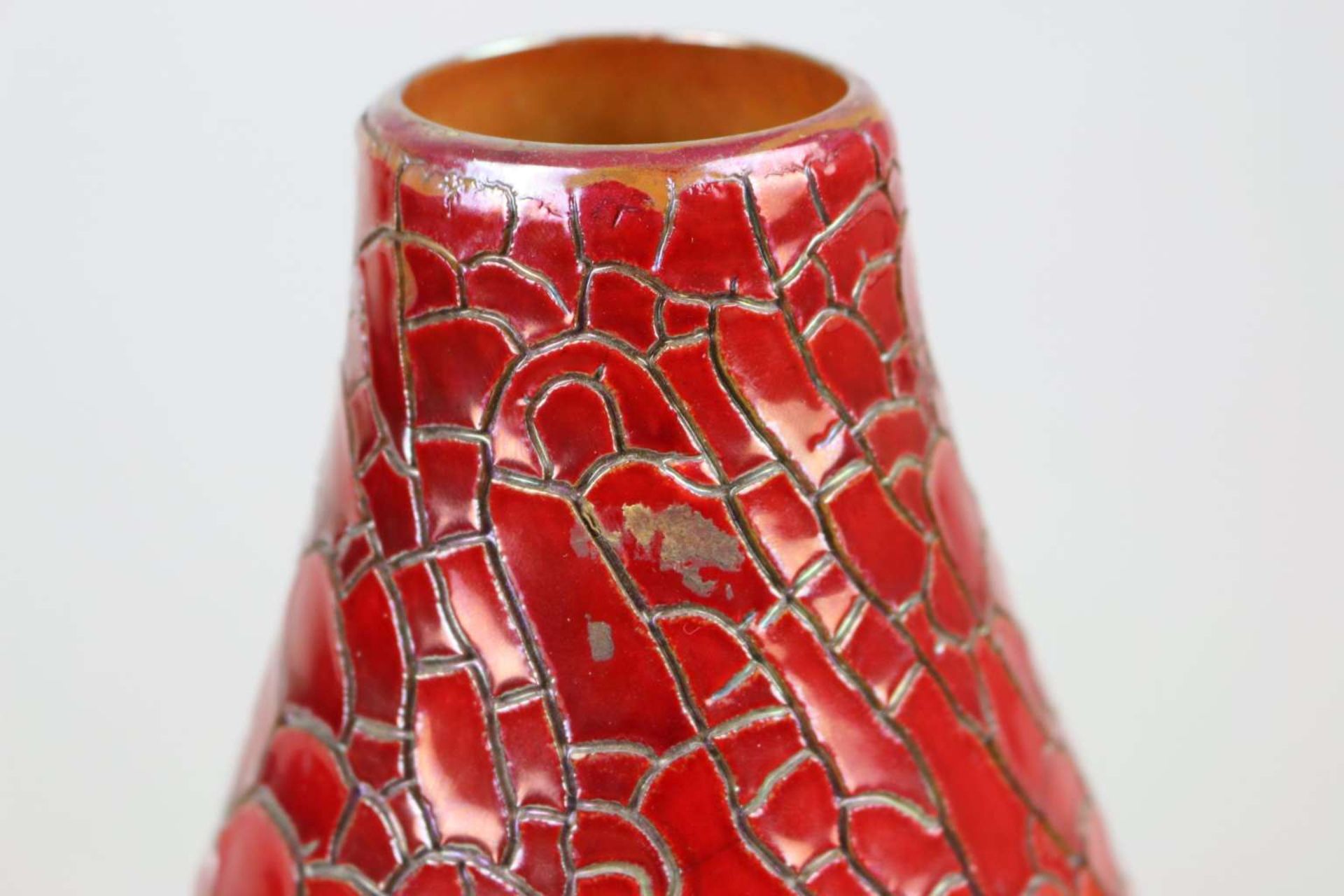Glas- und Keramikvase - Image 2 of 4