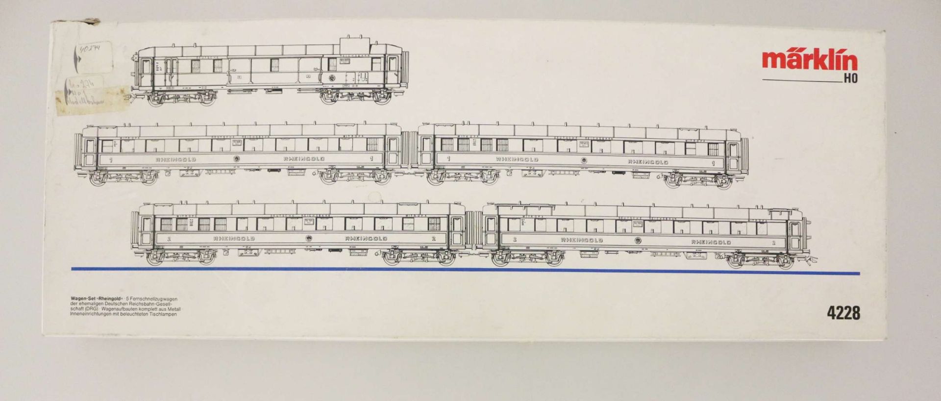 Märklin H0 4228 Wagenset "Rheingold"