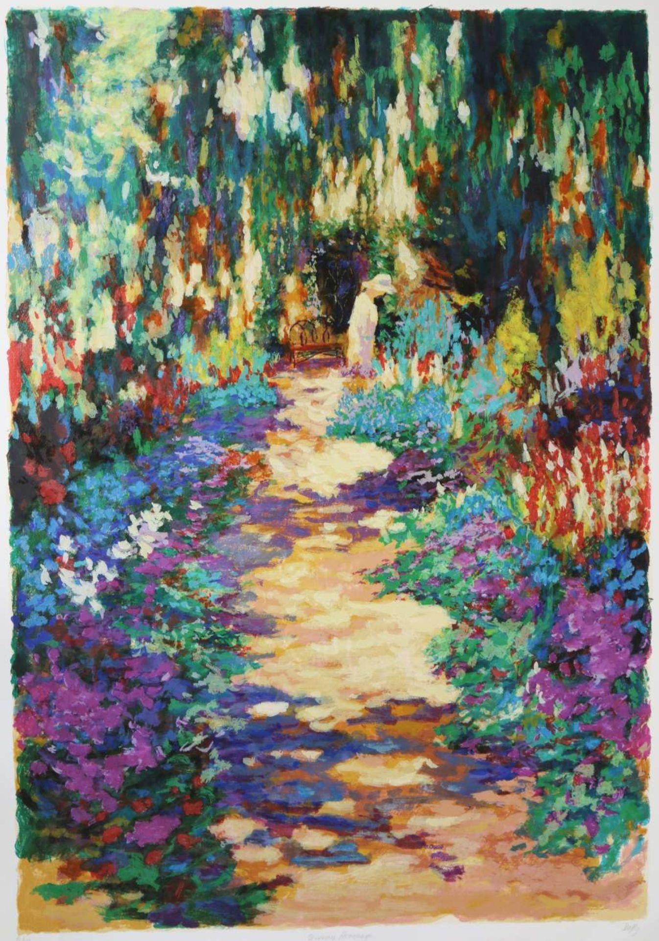 Hommage an Claude Monets Garten in Giverny - Image 2 of 5