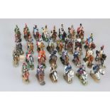 Napoleonische Kriege, Konvolut von 30 historischen Reiterfiguren.