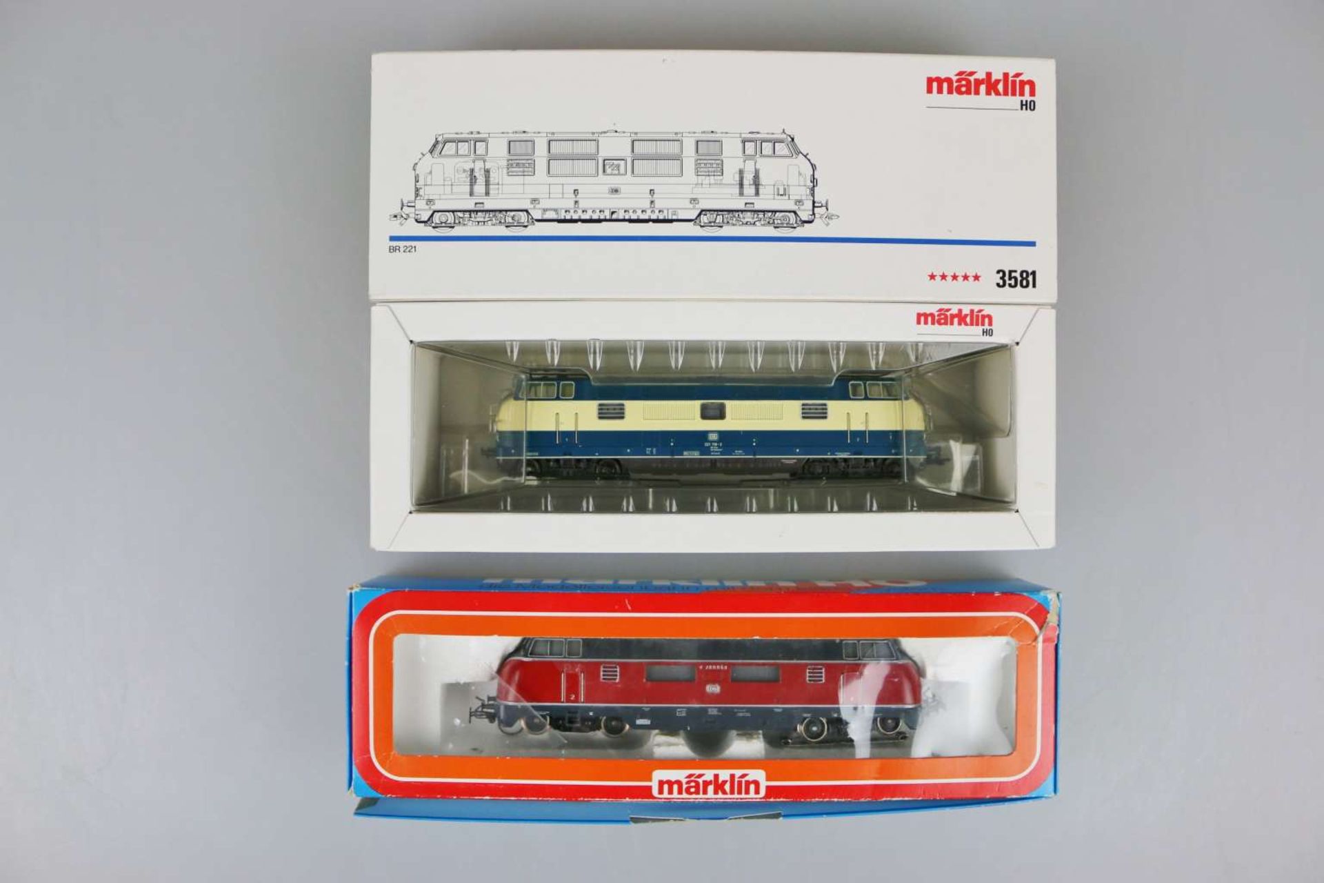 Märklin H0, 2 Diesellokomotiven