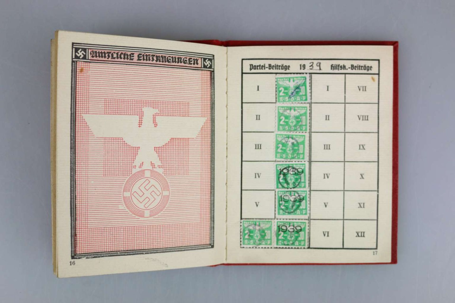 NSDAP - Mitgliedsbuch Nr. 2275351. - Image 4 of 4