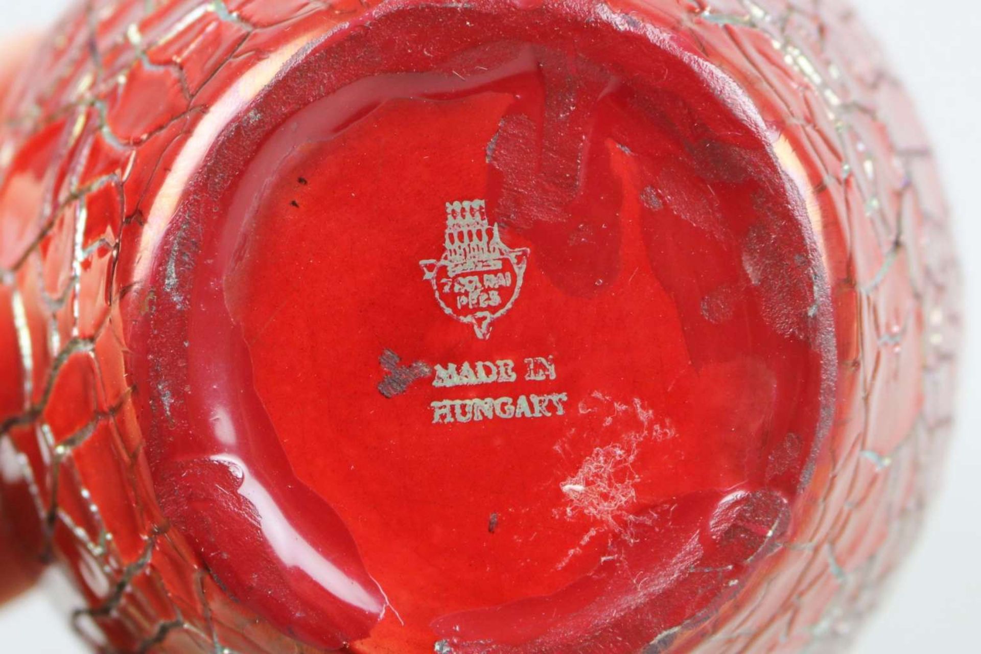 Glas- und Keramikvase - Image 3 of 4