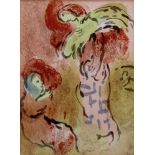 Chagall, Marc (1887 Witebsk - 1985 Saint Paul de Vence), 2 Lithografien, auf Papier, "Ährenleserin