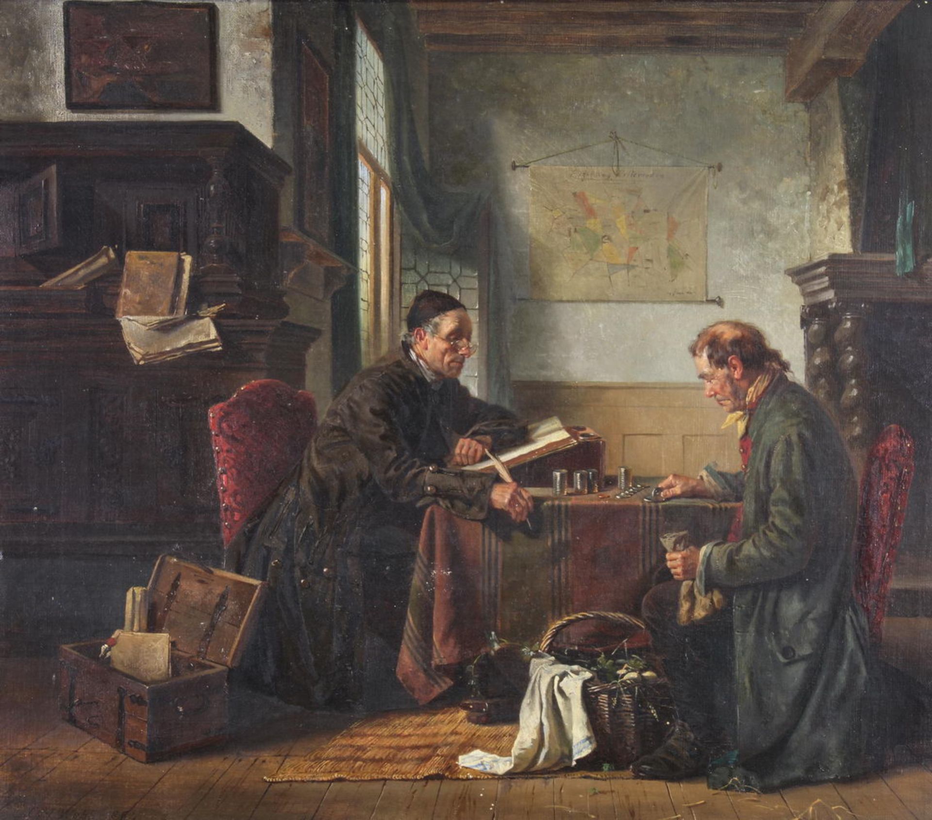 Webb, Charles Meer (1830 London - 1895 Düsseldorf, Studium an der KA Amsterdam, Antwerpen und Düs