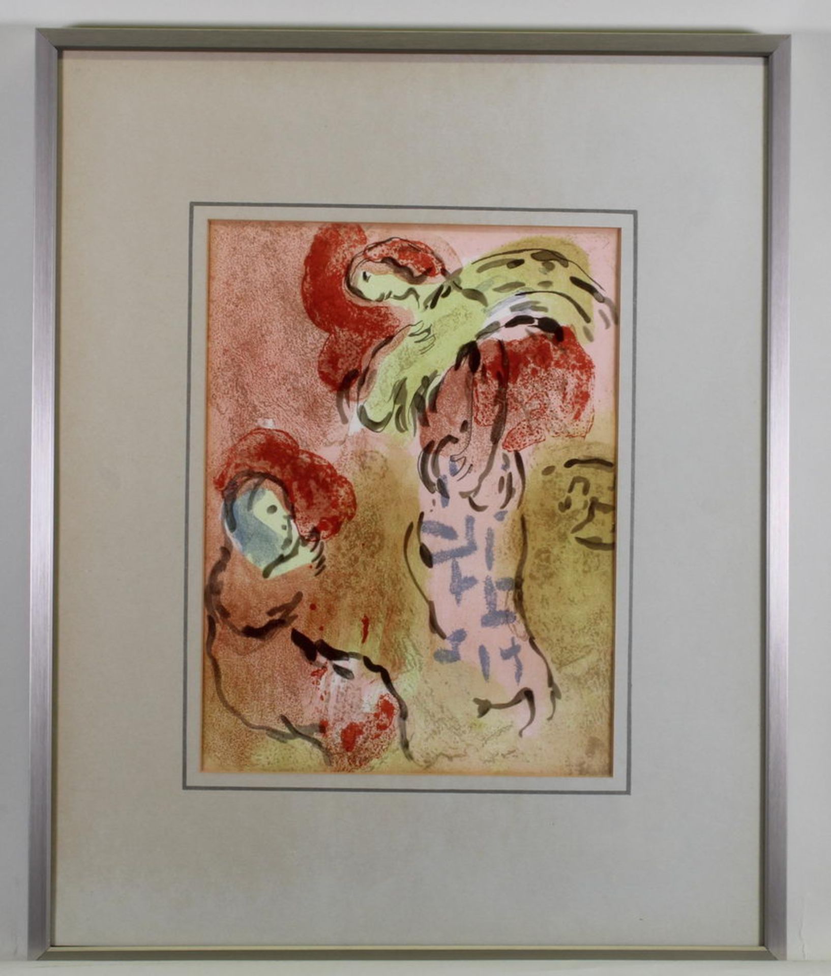 Chagall, Marc (1887 Witebsk - 1985 Saint Paul de Vence), 2 Lithografien, auf Papier, "Ährenleserin - Image 2 of 4