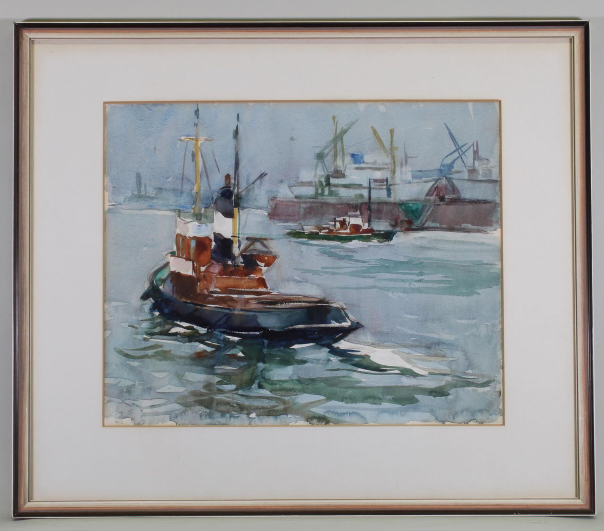 Böhlig, Rolf (1904 Hamburg - 1979, deutscher Aquarellist, Maler und Grafiker, ansässig in Hamburg - Image 2 of 3