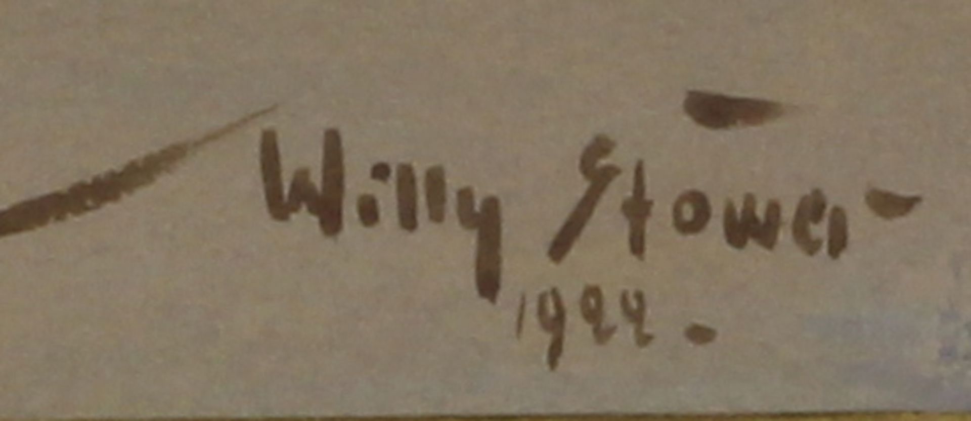 Stöwer, Willy (1864 Wolgast - 1931 Berlin, anfänglich Schiffsingenieur, ab 1889 Marinemaler, Teil - Image 3 of 3