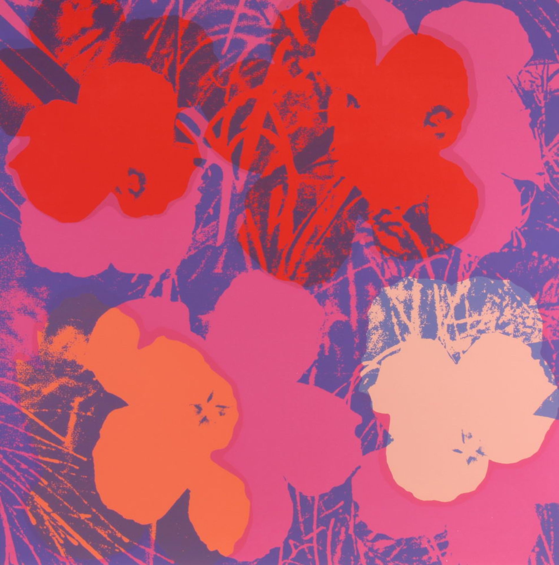 Warhol, Andy (1928 Pittsburgh - 1987 New York), 10 Farbserigrafien, "Flowers", published by Sunday - Image 2 of 10