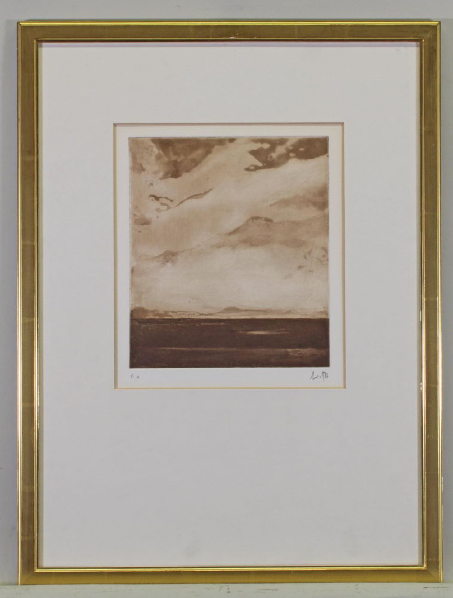 Lichtner-Aix, Werner (1939 - 1987), 3 Radierungen, auf Papier, "Camargue - Variationen einer Meerla - Image 5 of 6