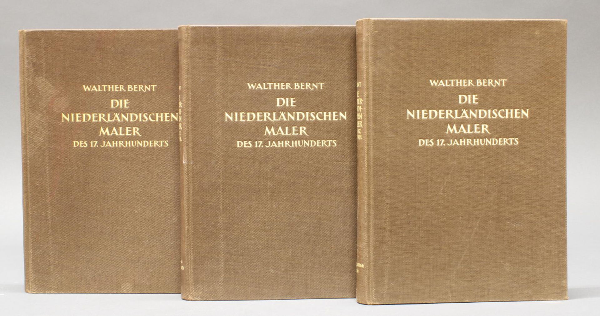 Walther Bernd: Die Niederländischen Maler des 17. Jahrhunderts, Bd. I-III, Münchner Verlag, Bishe