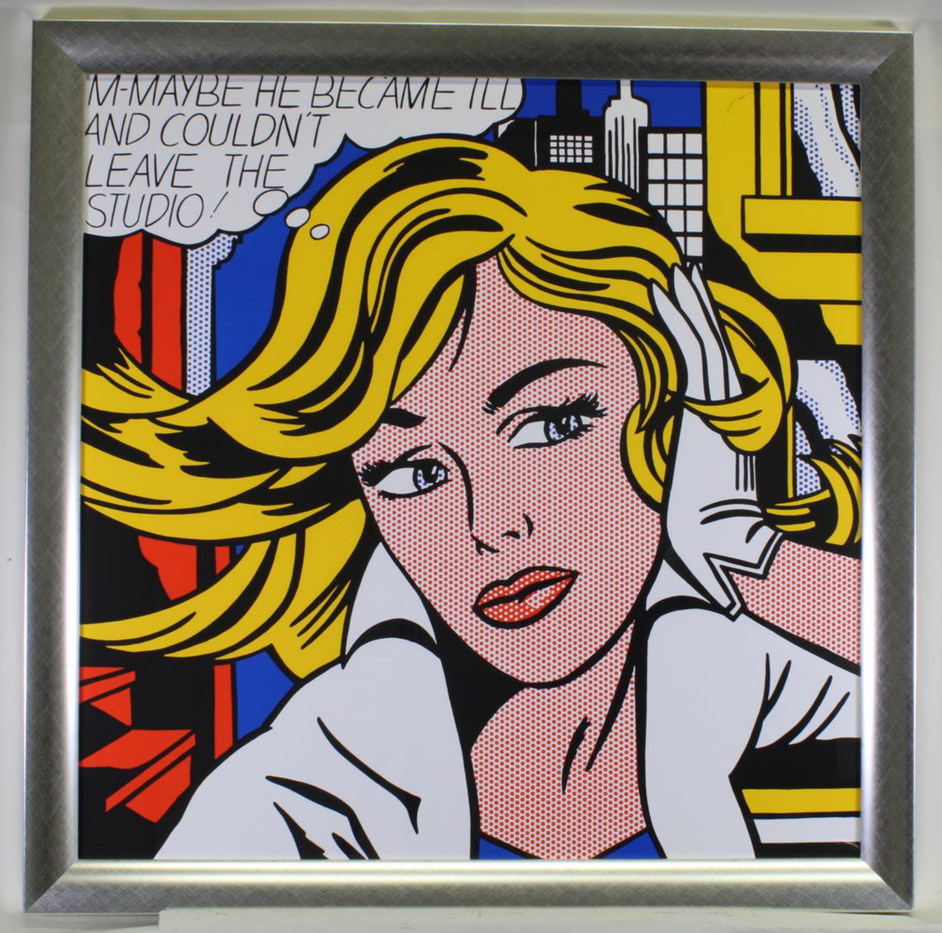 Lichtenstein, Roy (New York 1923 - 1997), "M-maybe - he became ill and couldn't leave the studio", - Image 2 of 2