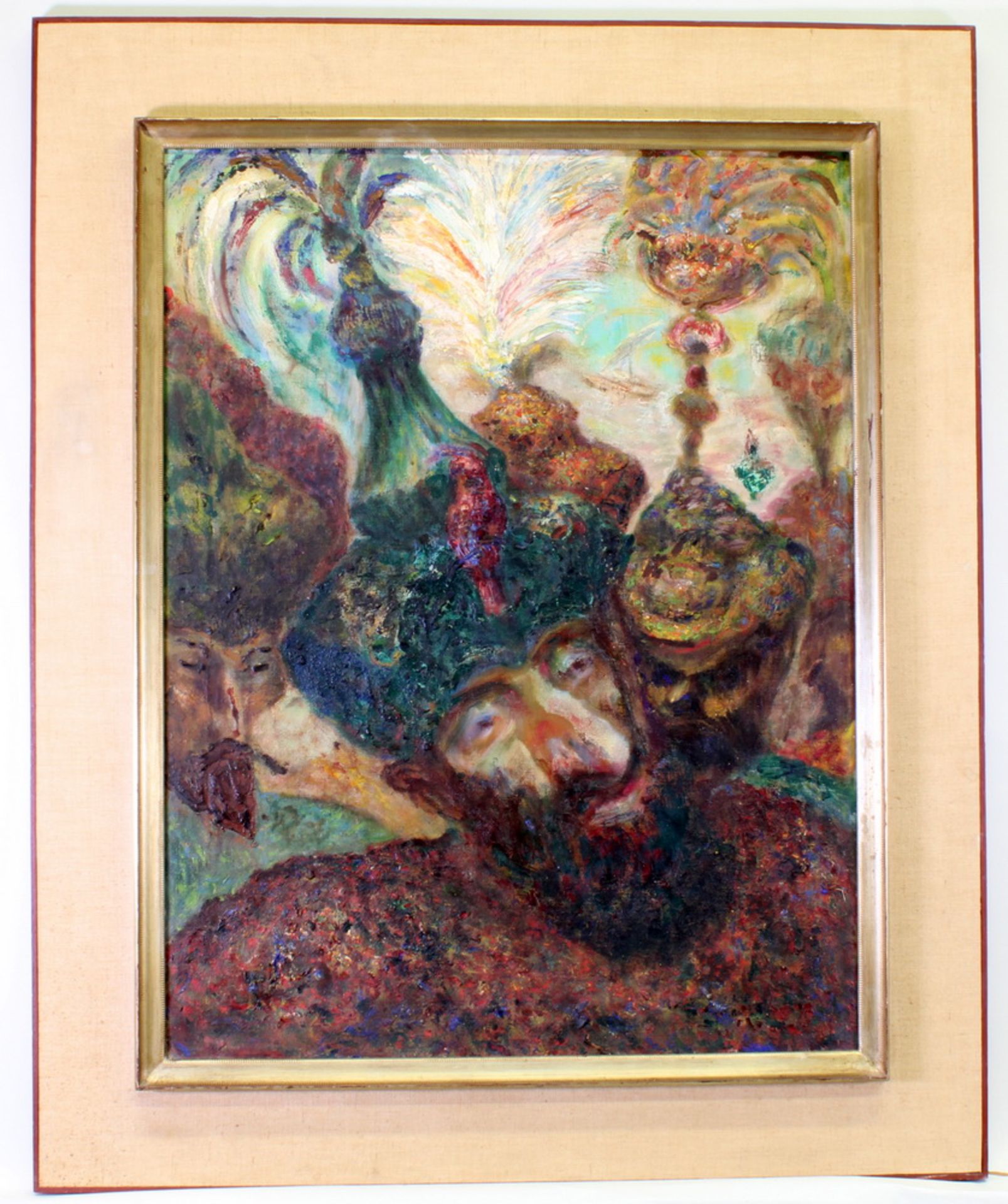 Cantens, Maurice (1891 - 1965), "Tausend und eine Nacht", Öl auf Leinwand, verso Atelieretikett, K - Image 2 of 4