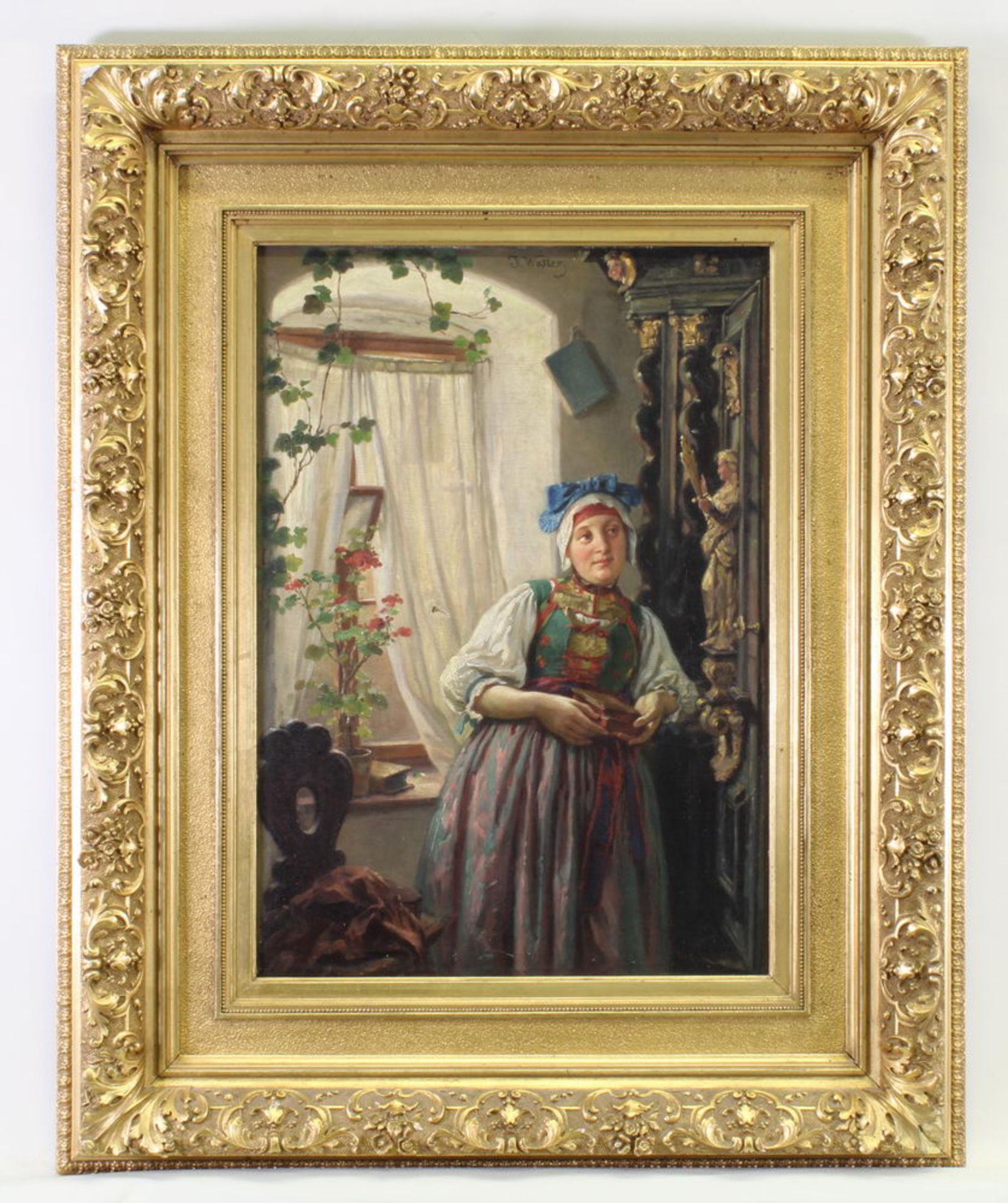 Watter, Joseph (1838 Regensburg - 1913 München, Studium an der Münchner Kunsthandwerkschule und a - Image 2 of 5