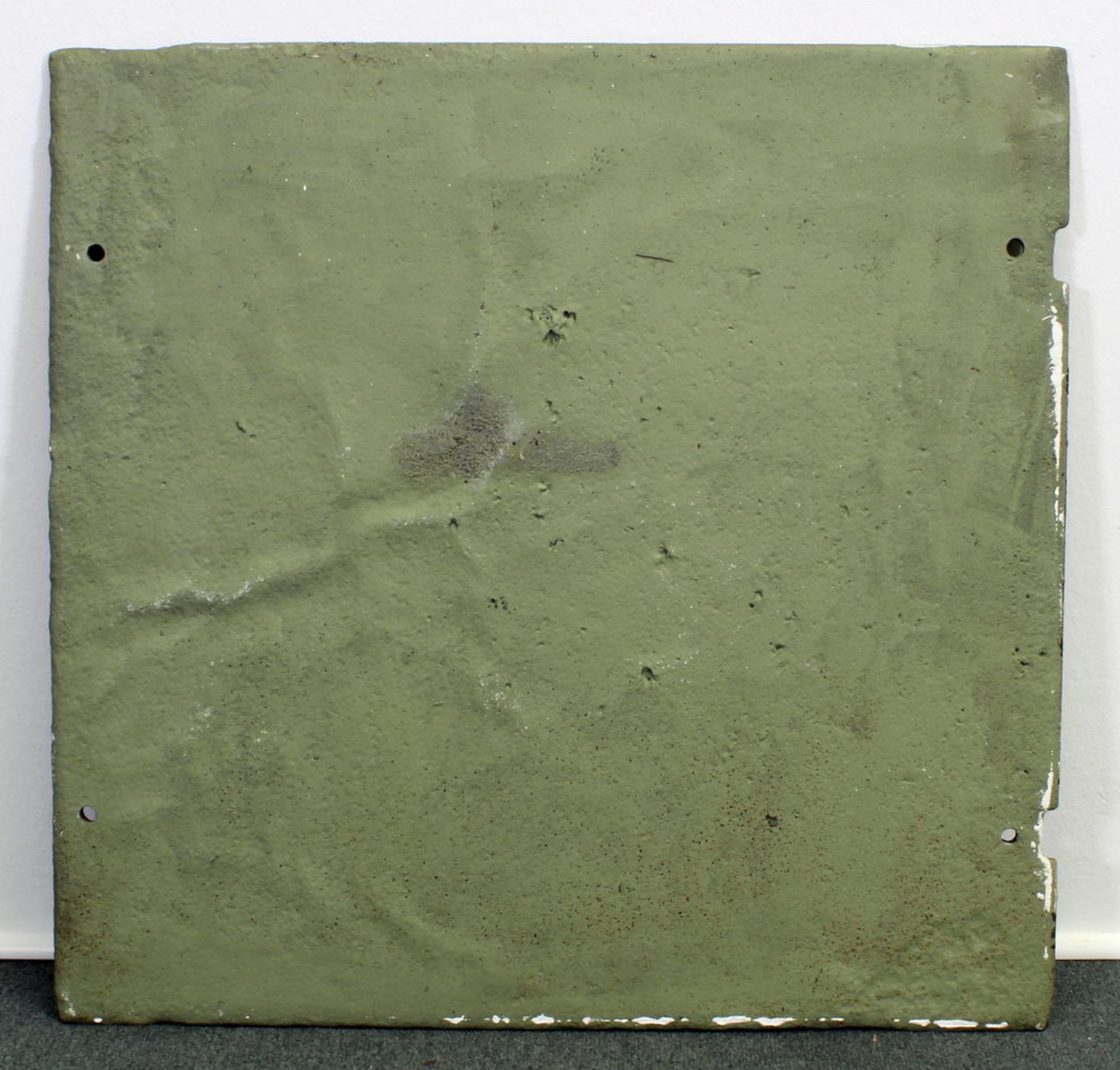 Ofenplatte, "Liber Genesis", Gusseisen, 61 x 62 cm - Image 2 of 2