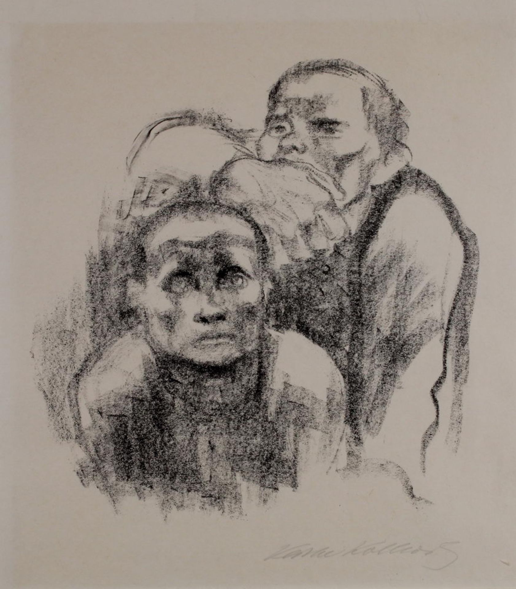 Kollwitz, Käthe (1867 Königsberg - 1945 Moritzburg, bedeutende deutsche Grafikerin, Malerin und B