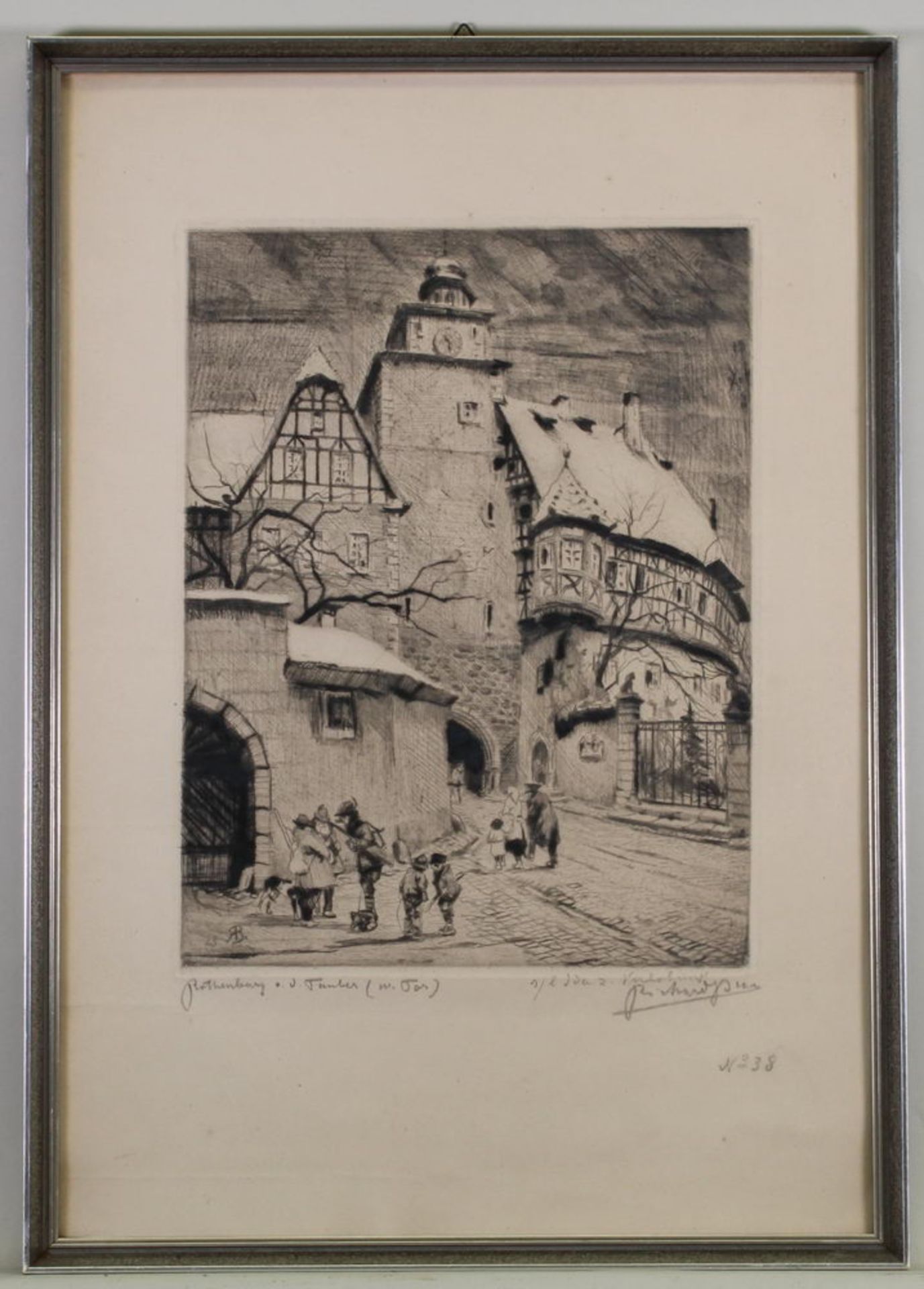 Bloos, Richard (1878 Brühl - 1957 Düsseldorf, Schüler der KA Düsseldorf, durch einen Parisaufen - Image 2 of 12