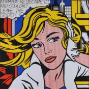 Lichtenstein, Roy (New York 1923 - 1997), "M-maybe - he became ill and couldn't leave the studio",