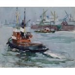 Böhlig, Rolf (1904 Hamburg - 1979, deutscher Aquarellist, Maler und Grafiker, ansässig in Hamburg