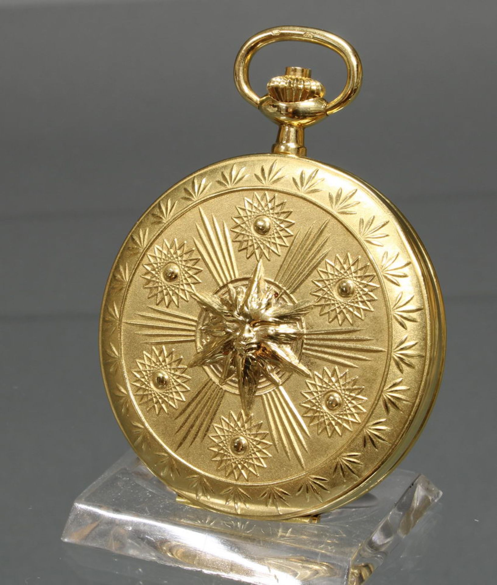 Herrentaschenuhr, IWC, Modell Scarabaeus Fuchs Savonette, Design Prof. Ernst Fuchs, Wien (gest. 11/ - Image 6 of 6