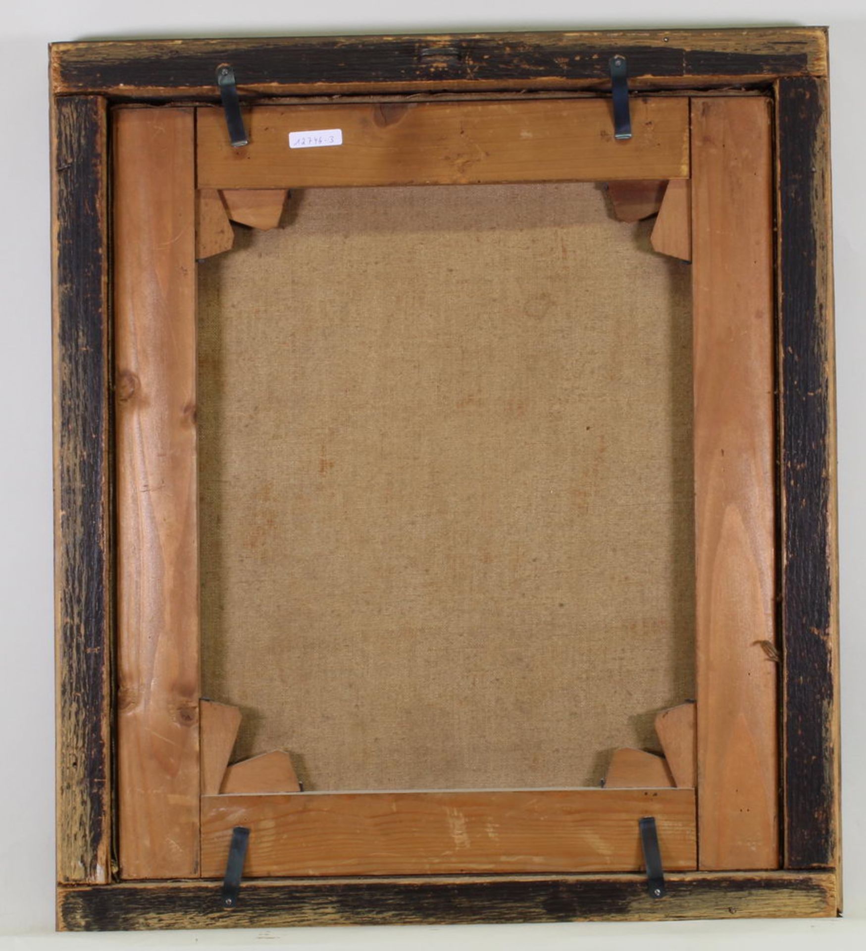 Sakralmaler (17./18. Jh.), "Hl. Petrus", Öl auf Leinwand, doubliert, 47 x 40 cm, Farbauf- und -abb - Image 3 of 3