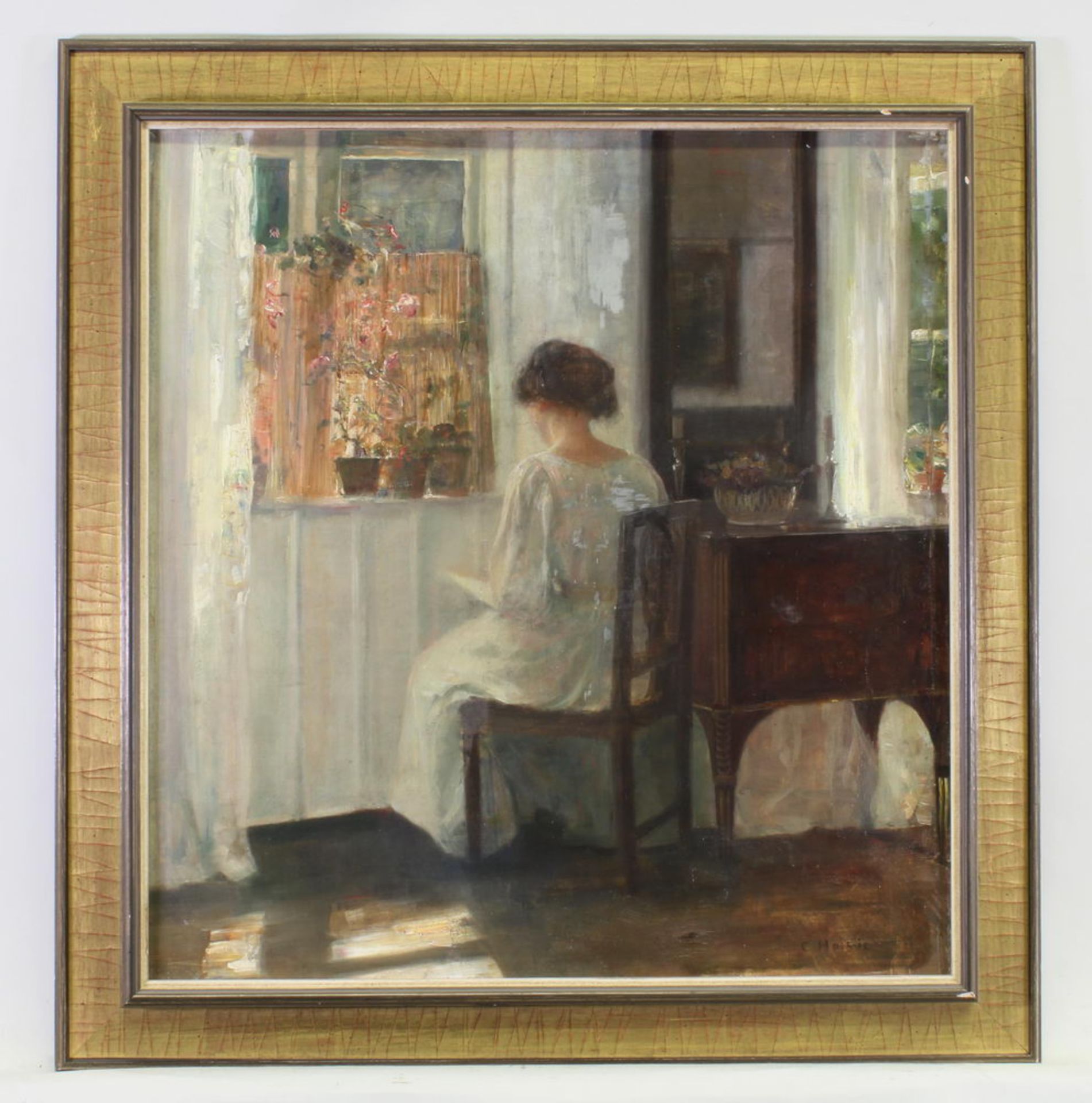 Holsøe, Carl Vilhelm (1863 Aarhus - 1935 Seeland, Studium an der KA Kopenhagen, Peder Severin Krø - Image 2 of 4